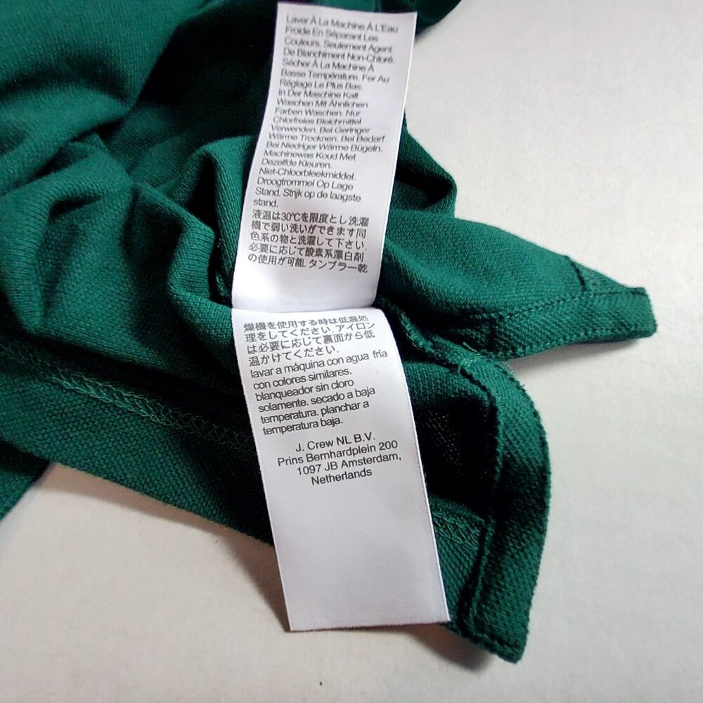 Crewcuts Kids Polo Shirt Green Size 12 Short Sleeve Button Collar Made In India - Picture 8 of 10
